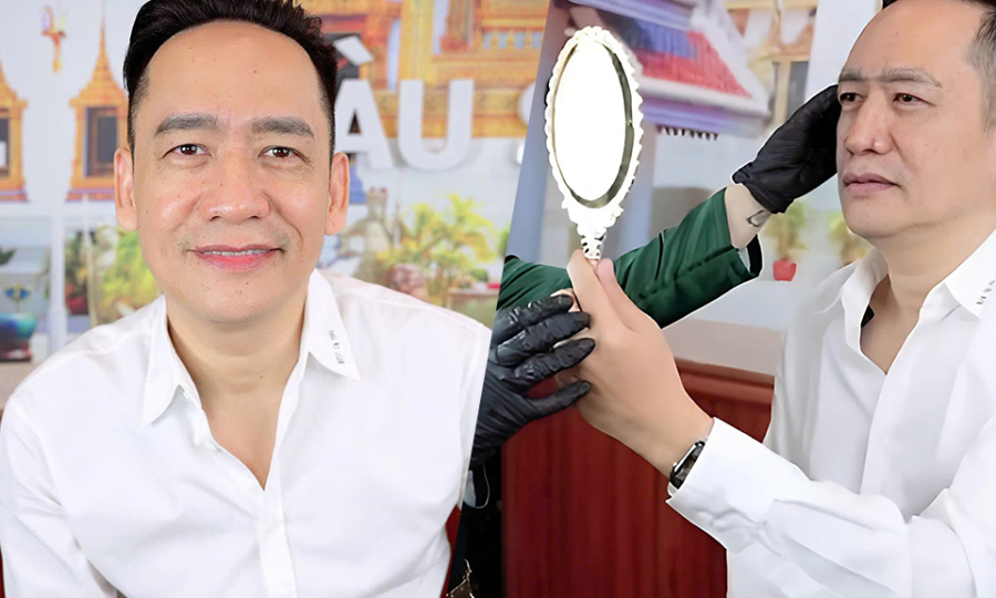 Duy Mạnh bất ngờ đi phun môi, mở cung chân mày: Thấy chị em làm đẹp quá nên tôi cũng muốn thử