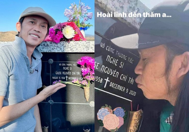 Hoài Linh thăm mộ nghệ sĩ Chí Tài, không quên làm 1 hành động khiến nhiều người cảm thấy ngưỡng mộ