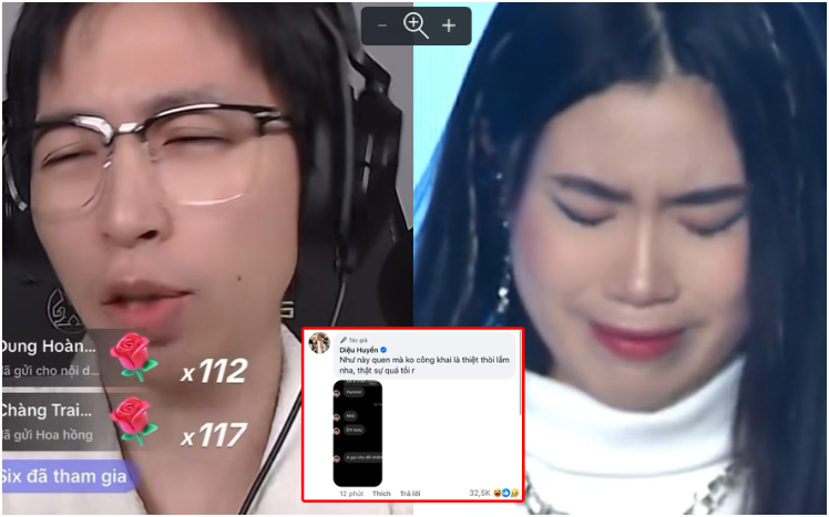 Pháo khóc như mưa trong lúc đối chất với Viruss trên sóng livestream 1,5 triệu người xem, nam nhạc sỹ tuyên bố chưa bao giờ yêu nữ rapper