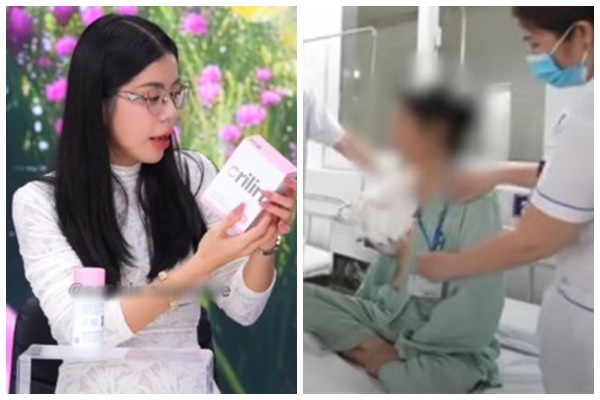 Người phụ nữ mang kh.ối u lớn, l.ở lo.é.t ngự.c sau khi sử dụng thực phẩm chức năng: Hằng Du Mục bỗng bị nhắc tên liên tục vì cô quảng cáo sản phẩm này quá nhiều