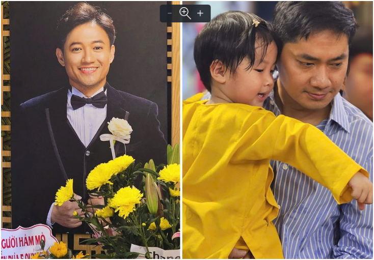 Cạn nước mắt với hình ảnh con trai 3 tuổi say sưa ngắm ảnh Quý Bình: Vẫn nghi ba đi công tác chưa về, chờ mua kẹo