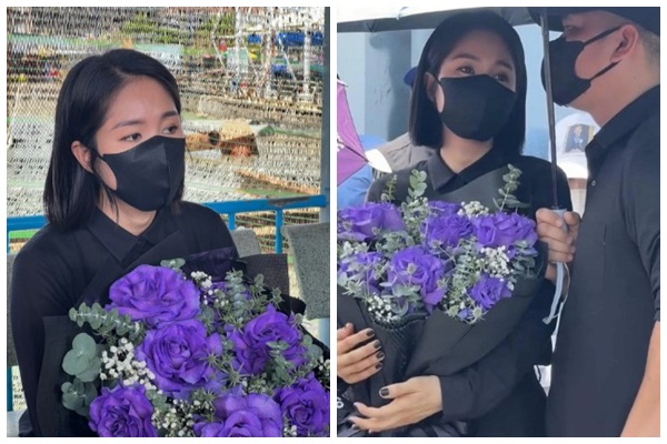8 bông hoa tím mà Lê Phương mang đến tiễn Qúy Bình về với biển có ý nghĩa to lớn như nào mà khiến ai cũng khóc?
