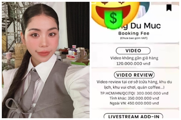 Choáng với bảng báo giá booking nghi của Hằng Du Mục, 1 buổi livestream bằng người thường làm cả đời: Ngoài tiề.n cứng ra còn có % cực lớn, 1 phiên live có thể thu về hàng chục tỷ hoa hồng