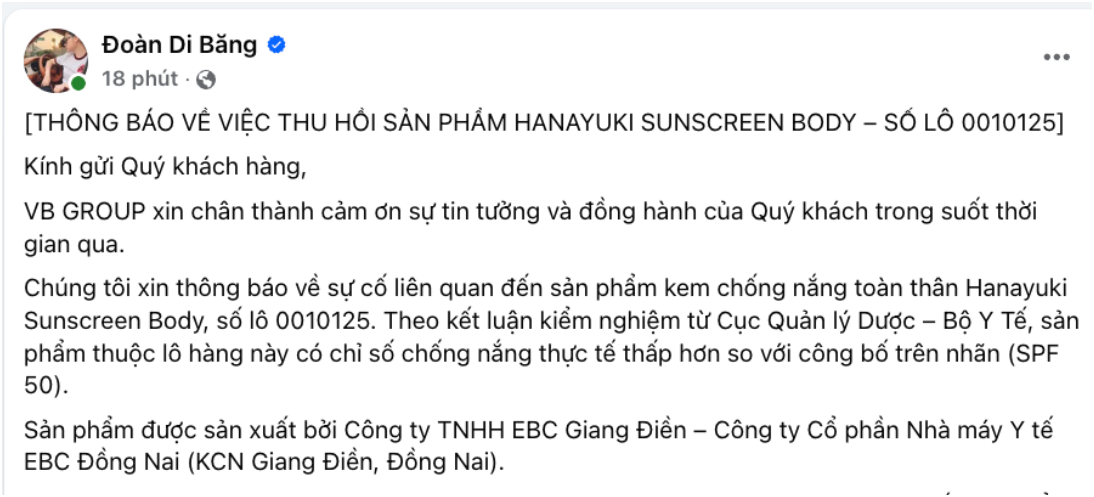 Đoàn Di Băng lại xin lỗi, cứ hết lần này tới lần khác mà fan vẫn m.ù qu.á.ng ủng hộ: Các em cứ u mê như này thì chị mãi giàu
