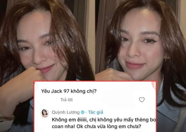 Quỳnh Lương là nghệ sĩ đầu tiên lên tiếng ch.ử.i thẳng mặt Jack: ‘Cái th.ằ.ng b.ỏ con’