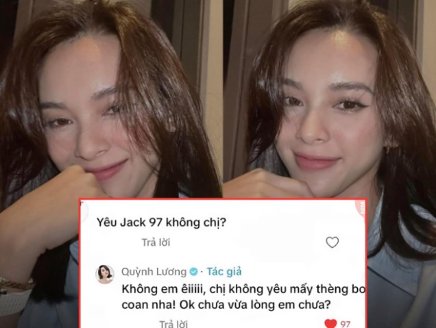 Quỳnh Lương là nghệ sĩ đầu tiên lên tiếng ch.ử.i thẳng mặt Jack: ‘Cái th.ằ.ng b.ỏ con’