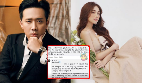 Ngân Hòa bị bóc quá khứ sống sang nhưng không có tiền chữa bệnh, Trấn Thành đáp trả cực gắt: ‘Có lòng thì cho, không thì thôi. Làm việc thiện mà cũng sân si!’