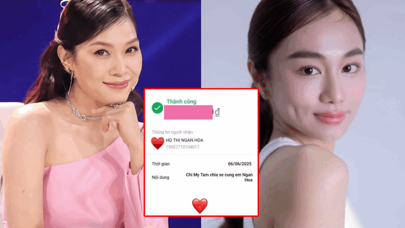 Số tiền Mỹ Tâm gửi ủng hộ Ngân Hòa gây chú ý: “Cho ít thì ngại, cho nhiều lại không thấy đáng!”