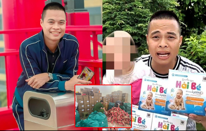 R:úng đ:ộng: Chủ kênh tíc tóc ‘Gia đình Hải Sen’ bị khám kho, lộ hàng trăm nghìn hộp thực phẩm gi:ả cho trẻ em!