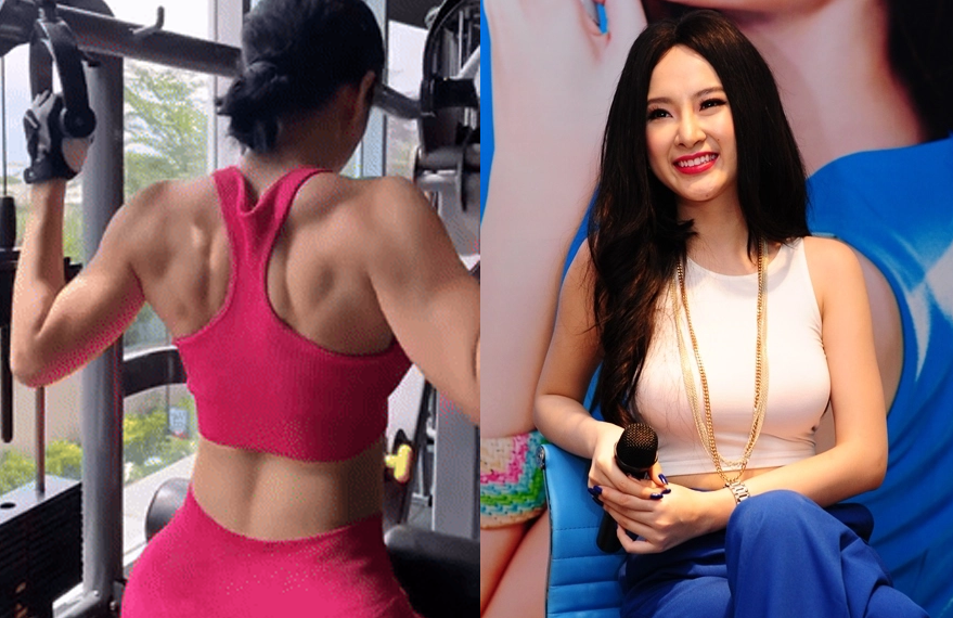 Angela Phương Trinh gây cho:áng với cơ lưng cuồn cuộn như lực sĩ – quay mặt lại còn khiến khối chị em ng:ợp th:ở: Còn đâu bà mẹ nhí ngày nào?