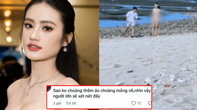 Bị ch:ê b:ai ăn mặc ph:ản c:ảm khi đi biển, HH Ý Nhi bật mood cực c:ăng khiến netizen c:ứng h:ọng: “HH gì mà ăn nói không khác gì dân chợ b:úa”