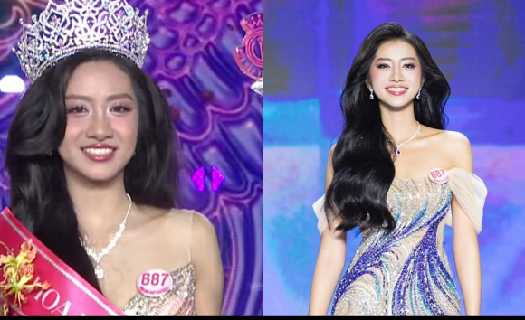 Ứng xử ấp úng, Hà Trúc Linh vẫn giành vương miện Hoa hậu VIệt Nam – CĐM dậy s:óng: “Không hiểu BTC nghĩ gì!”