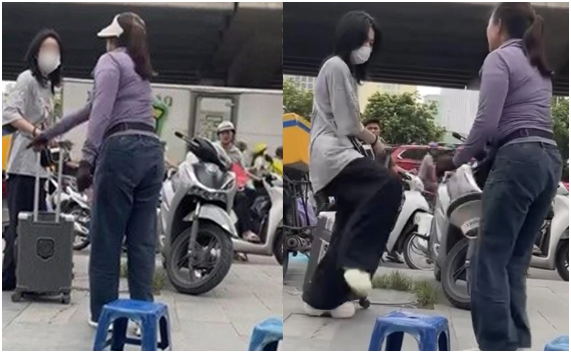 Đã xác định người phụ nữ ngang nhiên đuổi cô gái đứng ở vỉa hè đón xe: “Cơ quan công an vào cuộc, tới công chiện thật rồi”