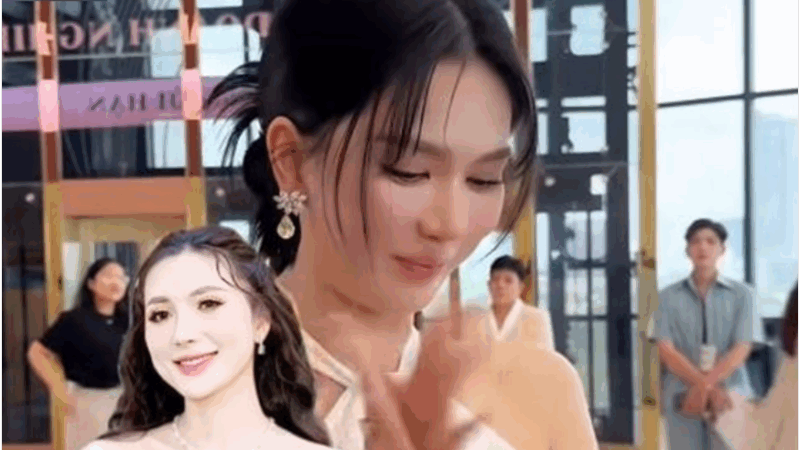 Ngọc Trinh chạy gấp khi có người hỏi về Ngân Collagen: ‘Biểu cảm trề môi gây chú ý’