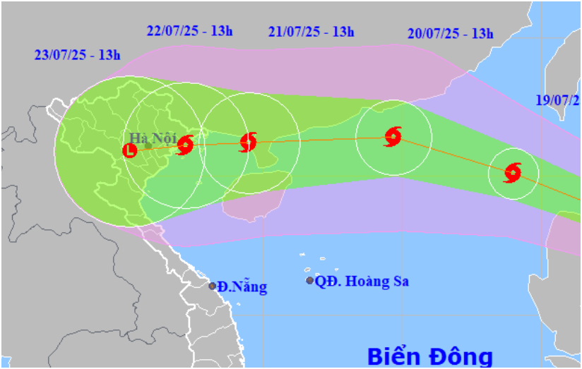 Lại nữa rồi: C:ơn b:ão Wipha dự báo có đường đi khá giống siêu b:ã:o Yagi