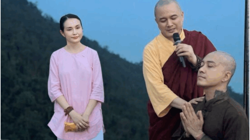 Tuấn Hưng bất ngờ cạo trọc đầu, chuẩn bị theo tu hành, tâm hướng phật, quả thật không ngờ