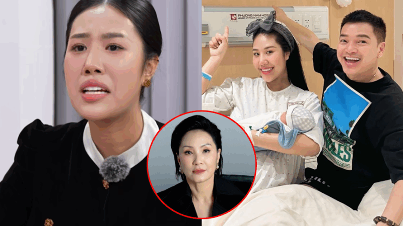 Vợ kém 37 tuổi của Quang Minh nghi “cà khịa” Hồng Đào: “Biết tôi b:ầu con trai, ảnh khóc nức nở luôn – vì lần đầu mới có con trai mà!”