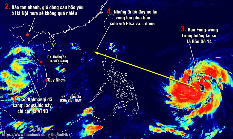 Tin vui giữa mùa mưa bão: Bão số 13 tan, bão 14 cũng né Việt Nam!