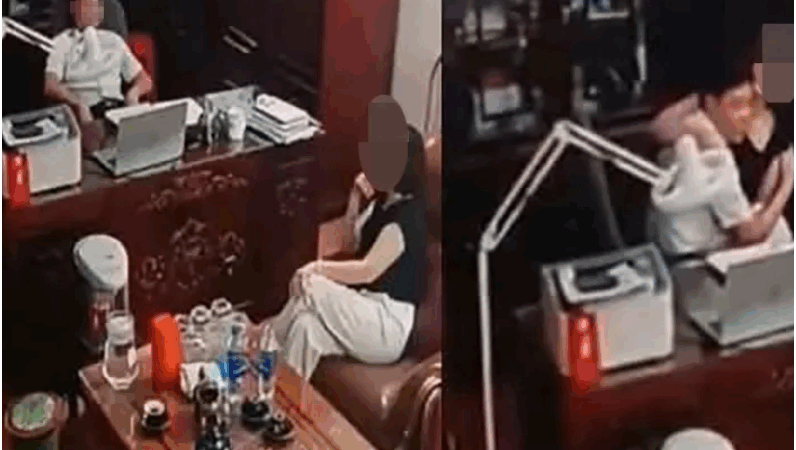 Thôi xong, ph:át t:án c:ờ nh:íp của vụ người đàn ông th:ân m:ật với nhiều ph:ụ n:ữ trong phòng làm việc sẽ bị tr:ừng ph:ạt thế nào: ‘Căng rồi đây’