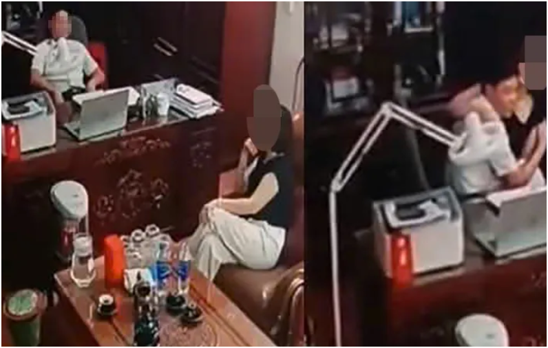 Thôi xong, ph:át t:án c:ờ nh:íp của vụ người đàn ông th:ân m:ật với nhiều ph:ụ n:ữ trong phòng làm việc sẽ bị tr:ừng ph:ạt thế nào: ‘Căng rồi đây’