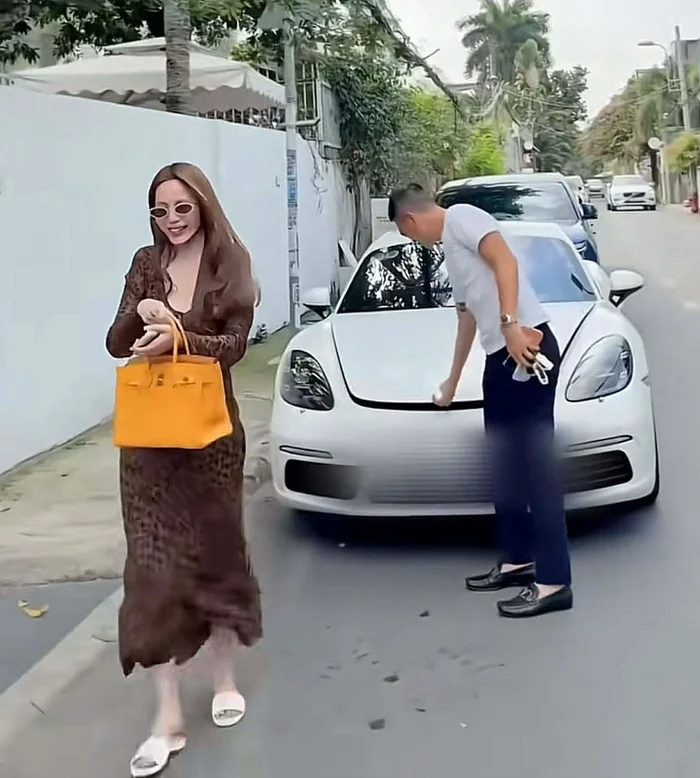 Choáng thật sự: Vợ chồng Thủy Tiên lái Porsche đi uống cà phê, sống ẩn bấy lâu chẳng thấy hát hò đá banh gì mà vẫn giàu dữ vậy trời