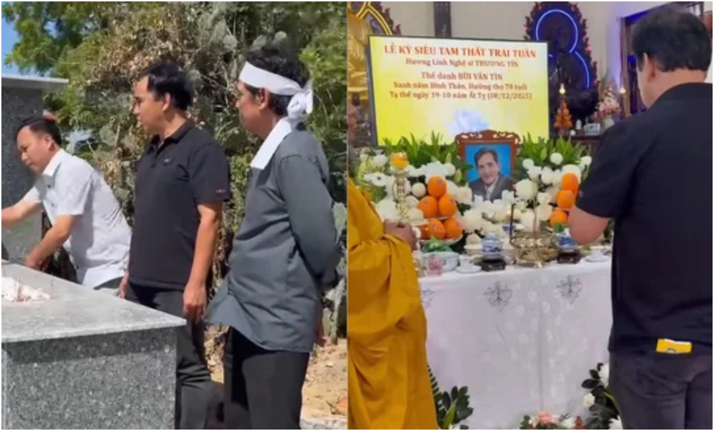 Quyền Linh viếng muộn cố NS Thương Tín: ‘Đỡ hơn những nghệ sĩ khác, 1 nén nhang cũng chẳng có