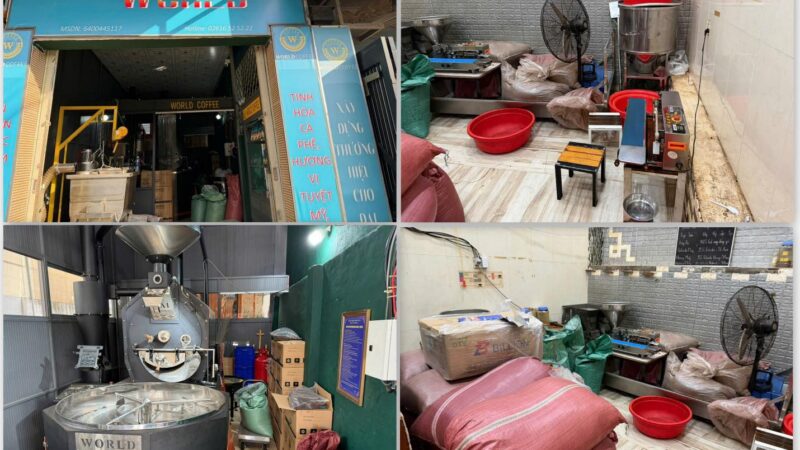 Triệt phá cơ sở sản xuất cà phê giả quy mô lớn, lực lượng chức năng thu giữ hơn 7 tấn sản phẩm và nguyên liệu liên quan