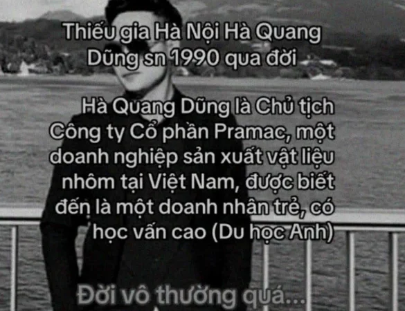 Chủ tịch HĐQT CTCP Pramac đột ngột qua đời ở tuổi 36, em gái lần đầu hé lộ nguyên nhân: CĐM nghe xong sốc nặng