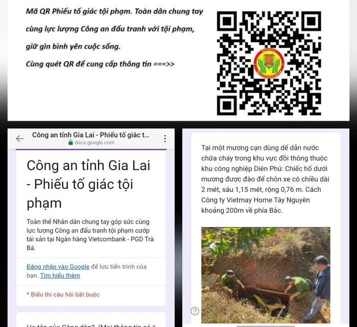 Vụ cướp ngân hàng tại Gia Lai: Công an vẫn truy tìm 2 nghi phạm, chỉ cách mới để người dân cung cấp thông tin nếu phát hiện dấu vết liên quan